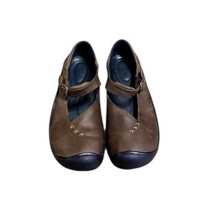 Keen Presidio Mary Jane Women's Shoes Loafers Comfort Shoes Ankle Strap Leather